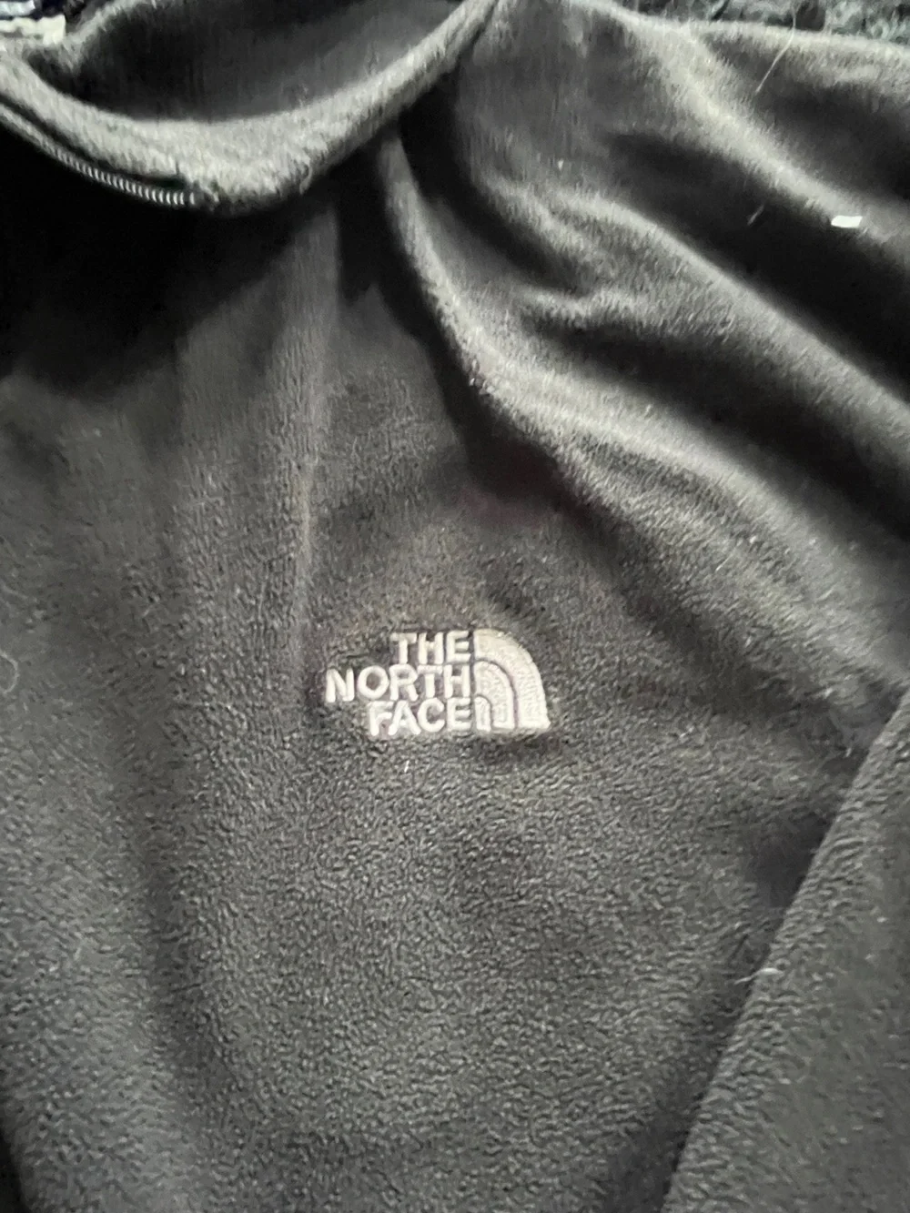 The North Face Black Half-Zip Fleece with Embroidered Logo